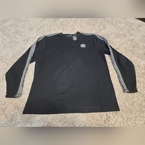 Vintage Harley Davidson Black Grey Sweatshirt Mens Skull Logo Y2K 90s XL